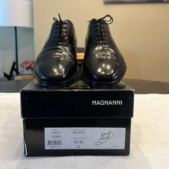 Magnanni | Shoes | Mens Leather Dress Shoes Size 245 M  display picture 1